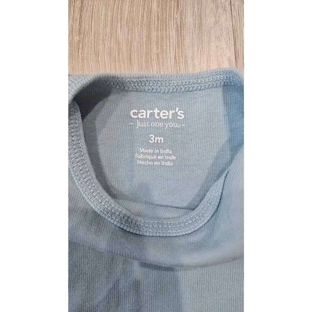 Carter's 3 Month Old Baby Clothes Pack of Three Body Suits Bundle